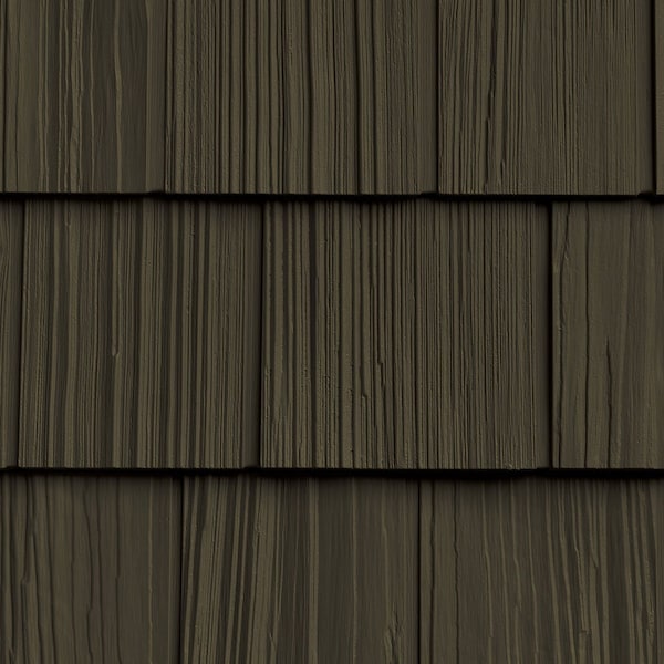 The Foundry 7in. W x 60 3/4in. L Exposure, Vinyl Split Shakes Total 100 Sq. Feet, 528 - Smoke Grey, 34PK 1101528 - main